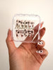 Noir Rose hand-painted floral press-on nails in ModMani clear case